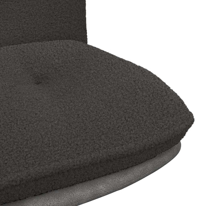 Scaun de birou pivotant, gri închis, material textil - WALTI WALTI