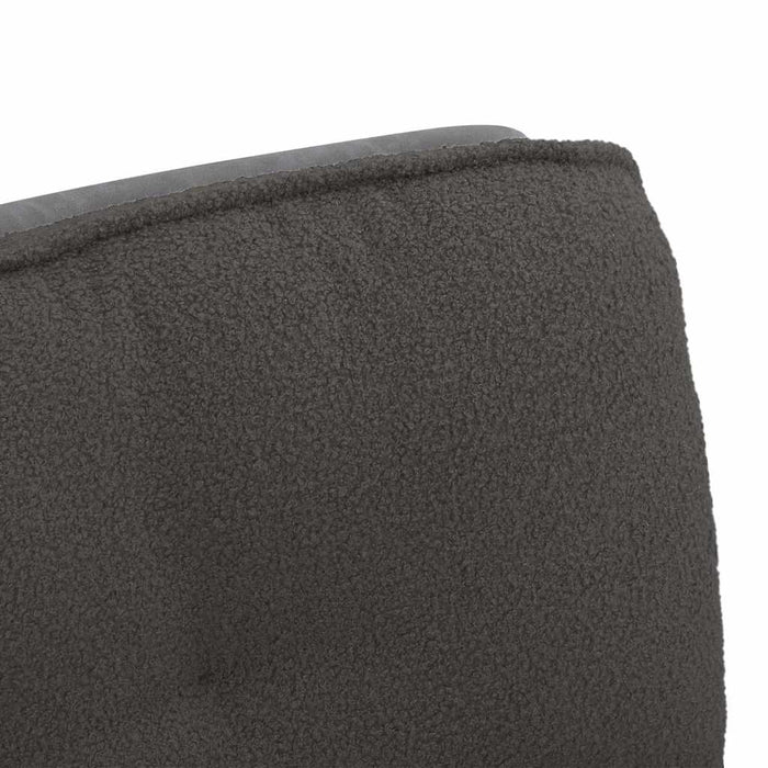 Scaun de birou pivotant, gri închis, material textil - WALTI WALTI