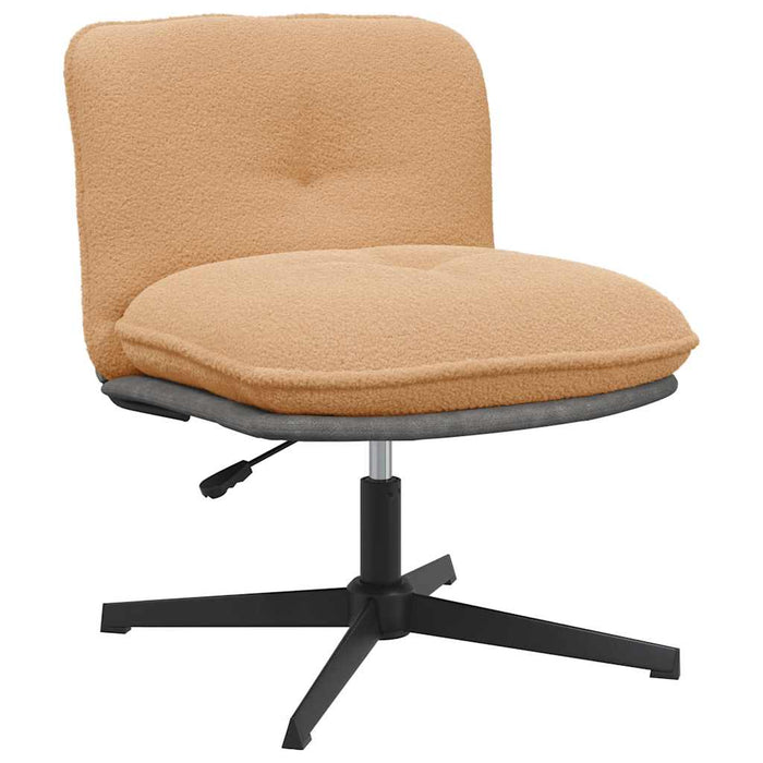 Scaun de birou pivotant, bej, material textil - WALTI WALTI