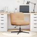 Scaun de birou pivotant, bej, material textil - WALTI WALTI