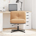 Scaun de birou pivotant, bej, material textil - WALTI WALTI