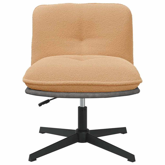 Scaun de birou pivotant, bej, material textil - WALTI WALTI