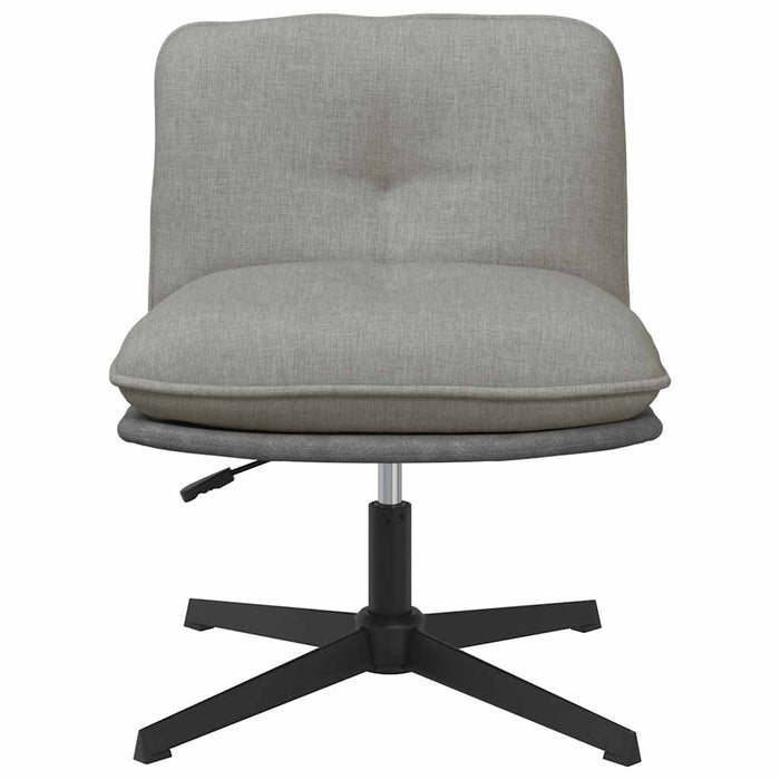 Scaun de birou pivotant, gri deschis, material textil - WALTI WALTI