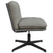 Scaun de birou pivotant, gri deschis, material textil - WALTI WALTI