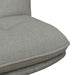 Scaun de birou pivotant, gri deschis, material textil - WALTI WALTI