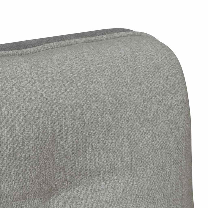 Scaun de birou pivotant, gri deschis, material textil - WALTI WALTI