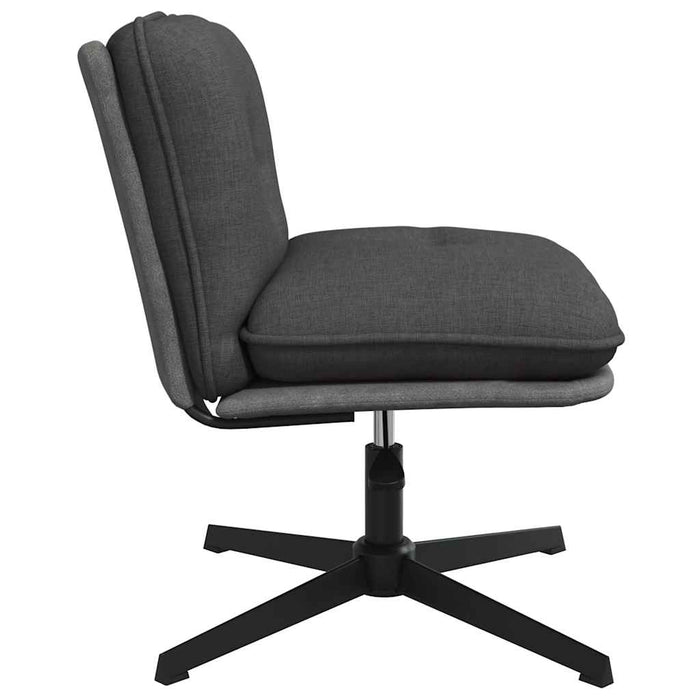 Scaun de birou pivotant, gri închis, material textil - WALTI WALTI
