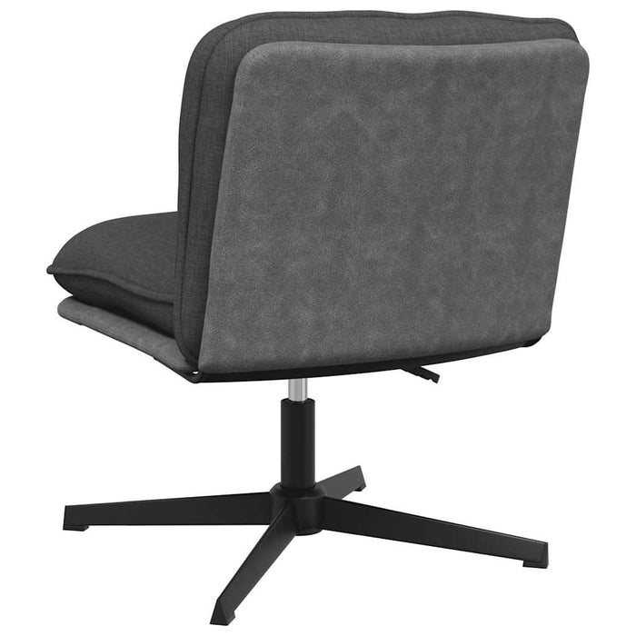 Scaun de birou pivotant, gri închis, material textil - WALTI WALTI
