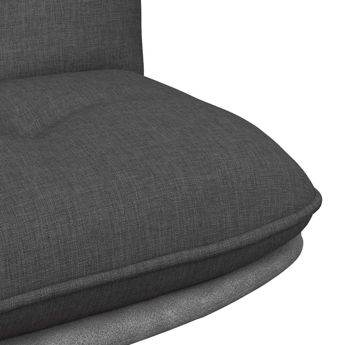 Scaun de birou pivotant, gri închis, material textil - WALTI WALTI