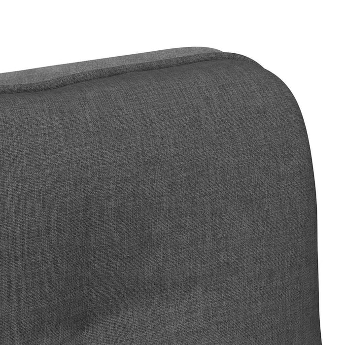 Scaun de birou pivotant, gri închis, material textil - WALTI WALTI