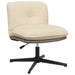 Scaun de birou pivotant, crem, material textil - WALTI WALTI
