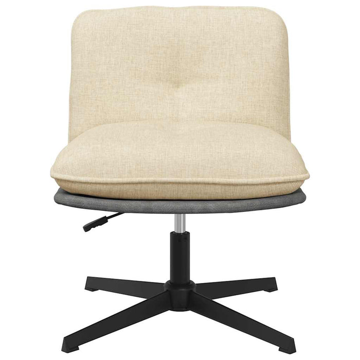 Scaun de birou pivotant, crem, material textil - WALTI WALTI