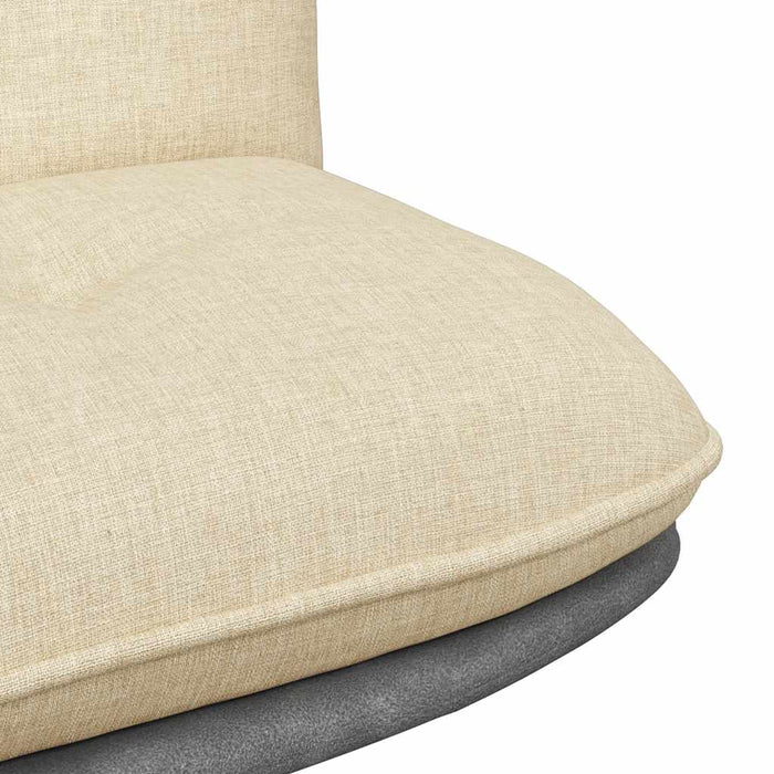 Scaun de birou pivotant, crem, material textil - WALTI WALTI