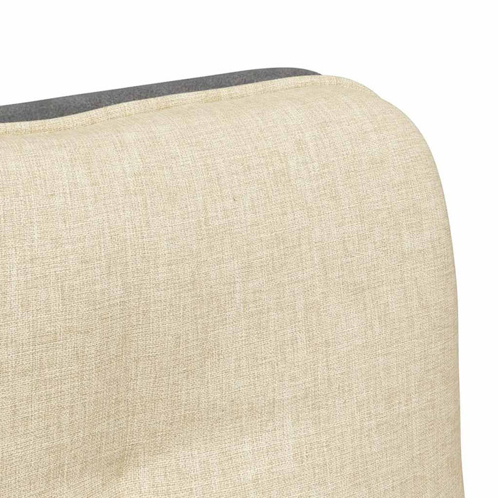 Scaun de birou pivotant, crem, material textil - WALTI WALTI