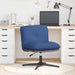 Scaun de birou pivotant, albastru, material textil - WALTI WALTI