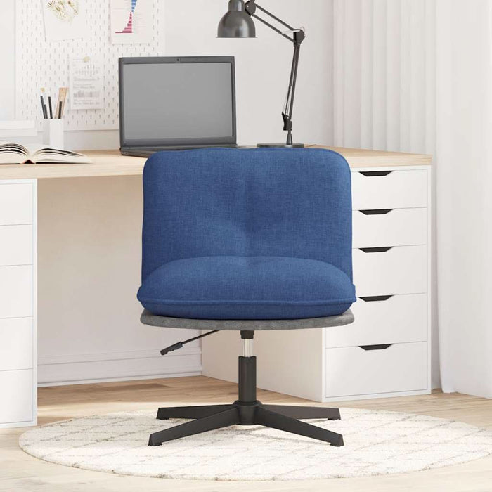 Scaun de birou pivotant, albastru, material textil - WALTI WALTI