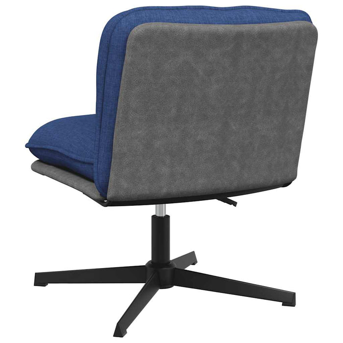 Scaun de birou pivotant, albastru, material textil - WALTI WALTI