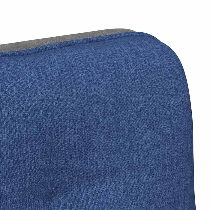 Scaun de birou pivotant, albastru, material textil - WALTI WALTI
