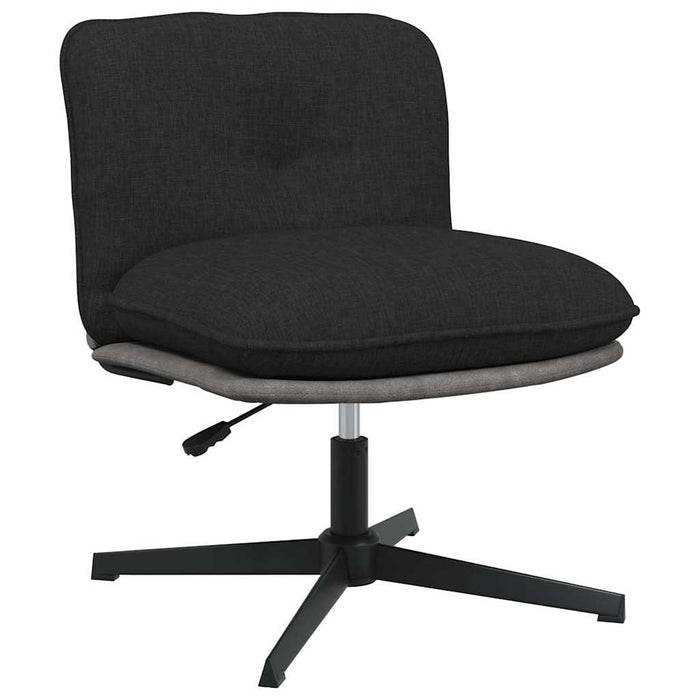 Scaun de birou pivotant, negru, material textil - WALTI WALTI