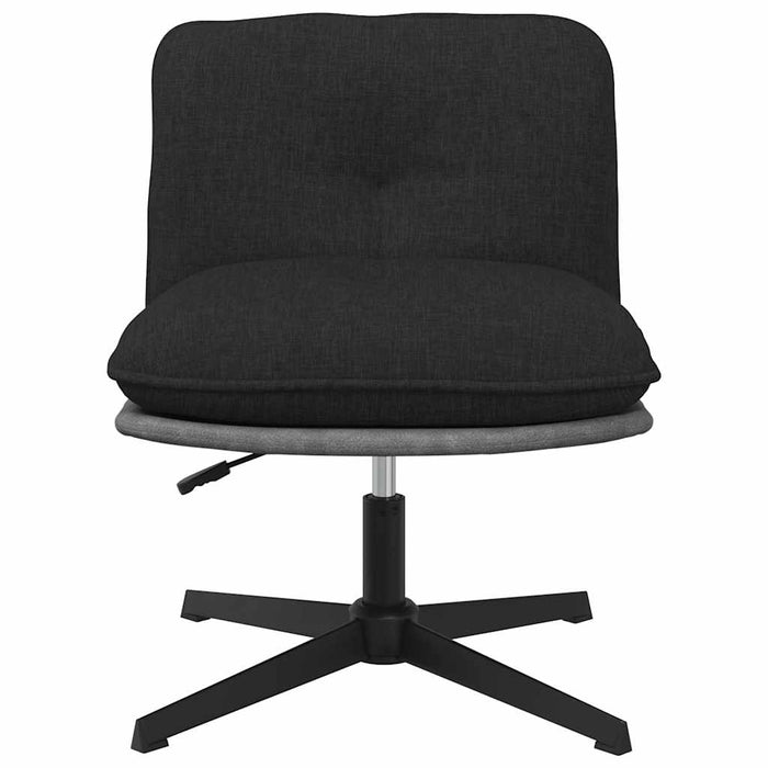 Scaun de birou pivotant, negru, material textil - WALTI WALTI