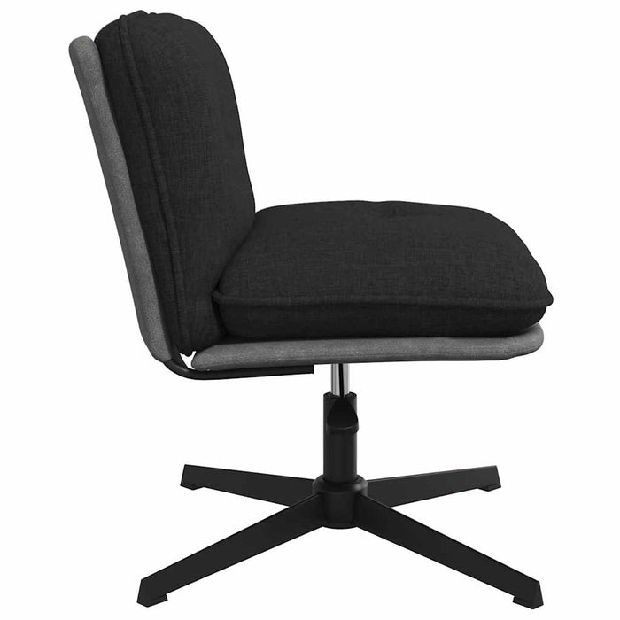 Scaun de birou pivotant, negru, material textil - WALTI WALTI