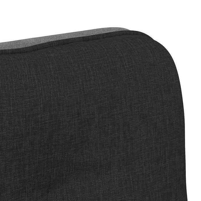 Scaun de birou pivotant, negru, material textil - WALTI WALTI