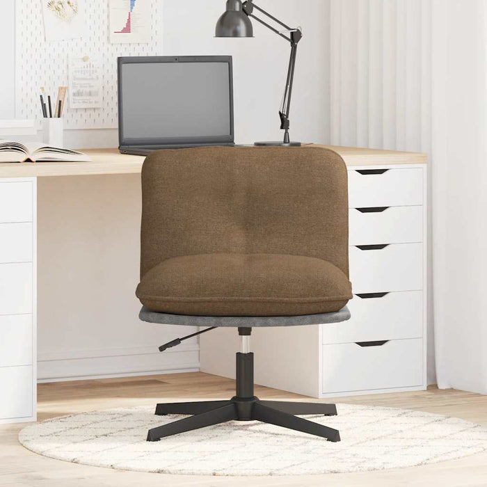 Scaun de birou pivotant, gri taupe, material textil - WALTI WALTI