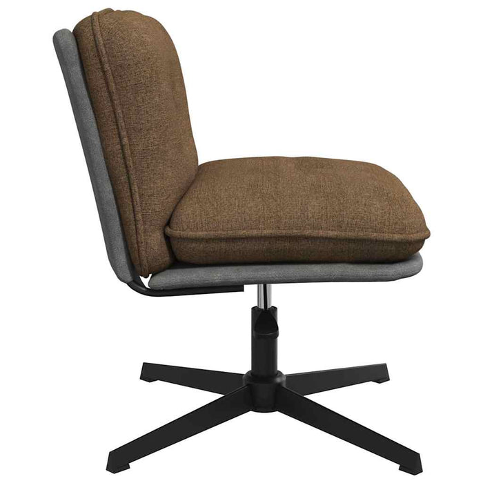 Scaun de birou pivotant, gri taupe, material textil - WALTI WALTI