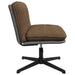 Scaun de birou pivotant, gri taupe, material textil - WALTI WALTI