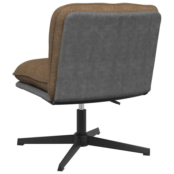 Scaun de birou pivotant, gri taupe, material textil - WALTI WALTI