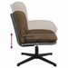 Scaun de birou pivotant, gri taupe, material textil - WALTI WALTI
