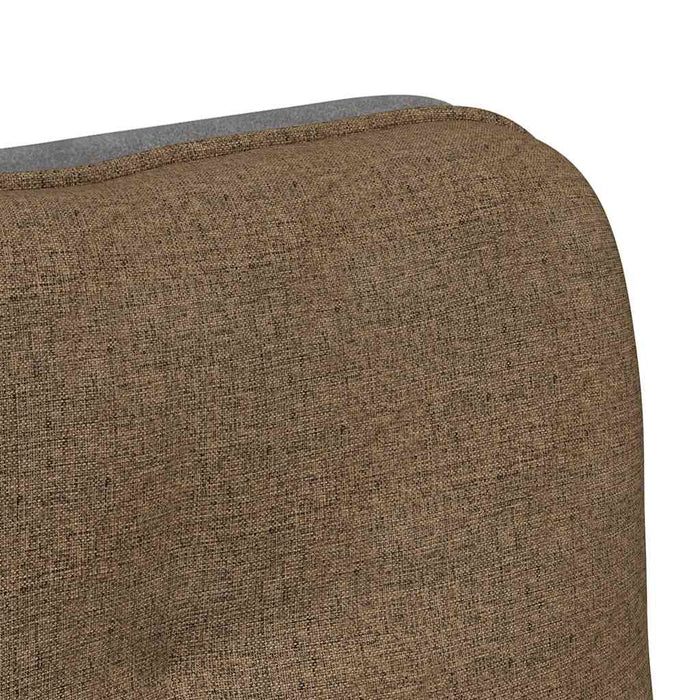 Scaun de birou pivotant, gri taupe, material textil - WALTI WALTI