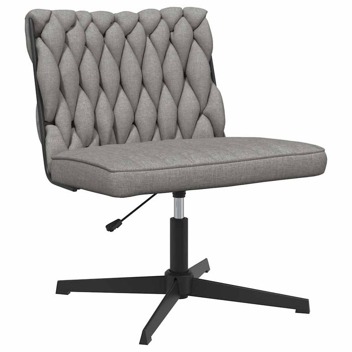 Scaun de birou pivotant, gri deschis, material textil - WALTI WALTI