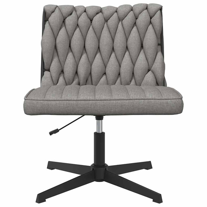 Scaun de birou pivotant, gri deschis, material textil - WALTI WALTI