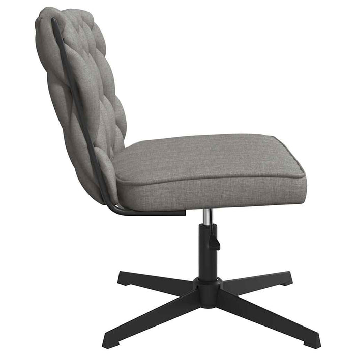 Scaun de birou pivotant, gri deschis, material textil - WALTI WALTI