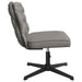 Scaun de birou pivotant, gri deschis, material textil - WALTI WALTI