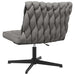 Scaun de birou pivotant, gri deschis, material textil - WALTI WALTI