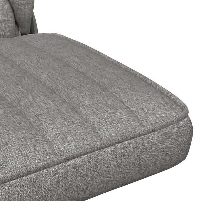 Scaun de birou pivotant, gri deschis, material textil - WALTI WALTI