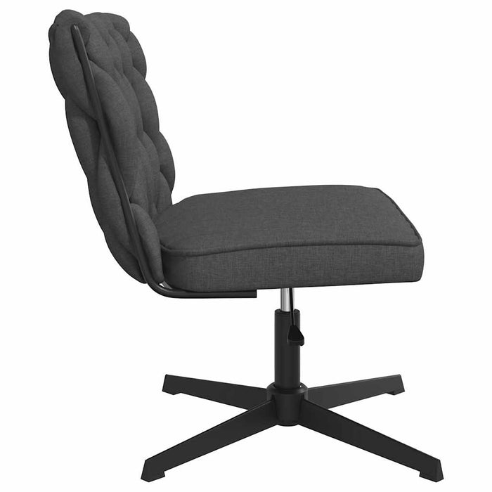 Scaun de birou pivotant, gri închis, material textil - WALTI WALTI