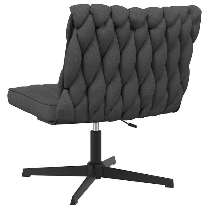 Scaun de birou pivotant, gri închis, material textil - WALTI WALTI