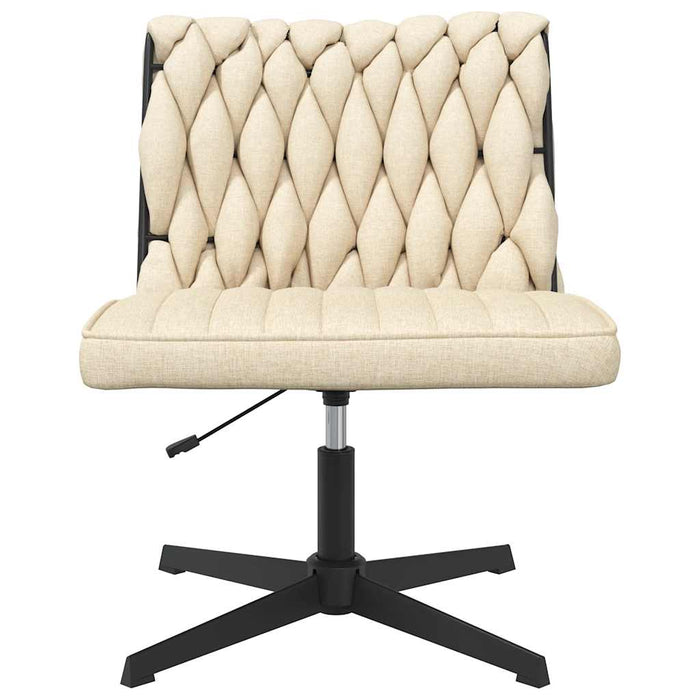 Scaun de birou pivotant, crem, material textil - WALTI WALTI