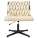 Scaun de birou pivotant, crem, material textil - WALTI WALTI