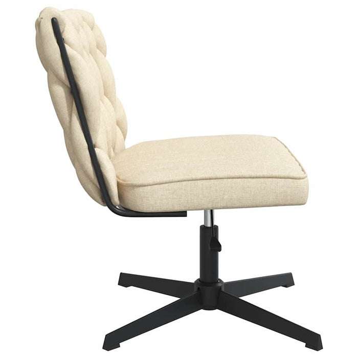 Scaun de birou pivotant, crem, material textil - WALTI WALTI