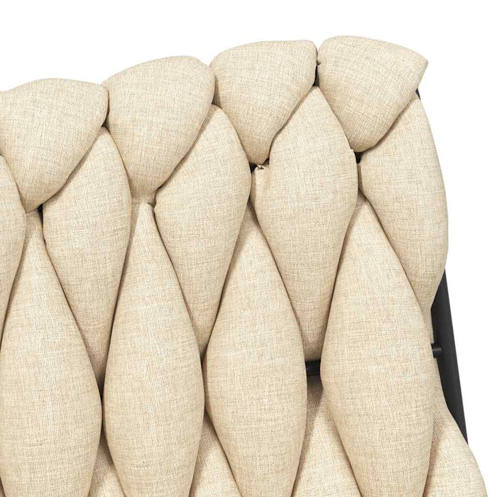 Scaun de birou pivotant, crem, material textil - WALTI WALTI