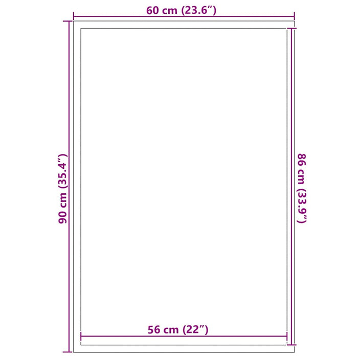 Preș maro 60x90 cm - WALTI WALTI