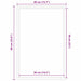 Covoraș de intrare Negru, Gri 40 x 60 cm Polipropilenă, PVC - WALTI WALTI