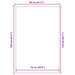 Covoraș de intrare Negru și Gri 80 x 120 cm Polipropilenă, PVC - WALTI WALTI