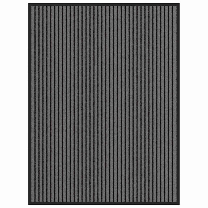 Covoraș de intrare Negru și Gri 80 x 120 cm Polipropilenă, PVC - WALTI WALTI