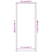 Covoraș Dună Neagră și Gri 115x300 cm - WALTI WALTI