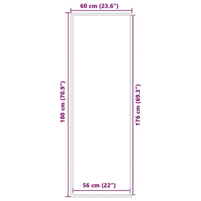 Preș gri 60x180 cm - WALTI WALTI